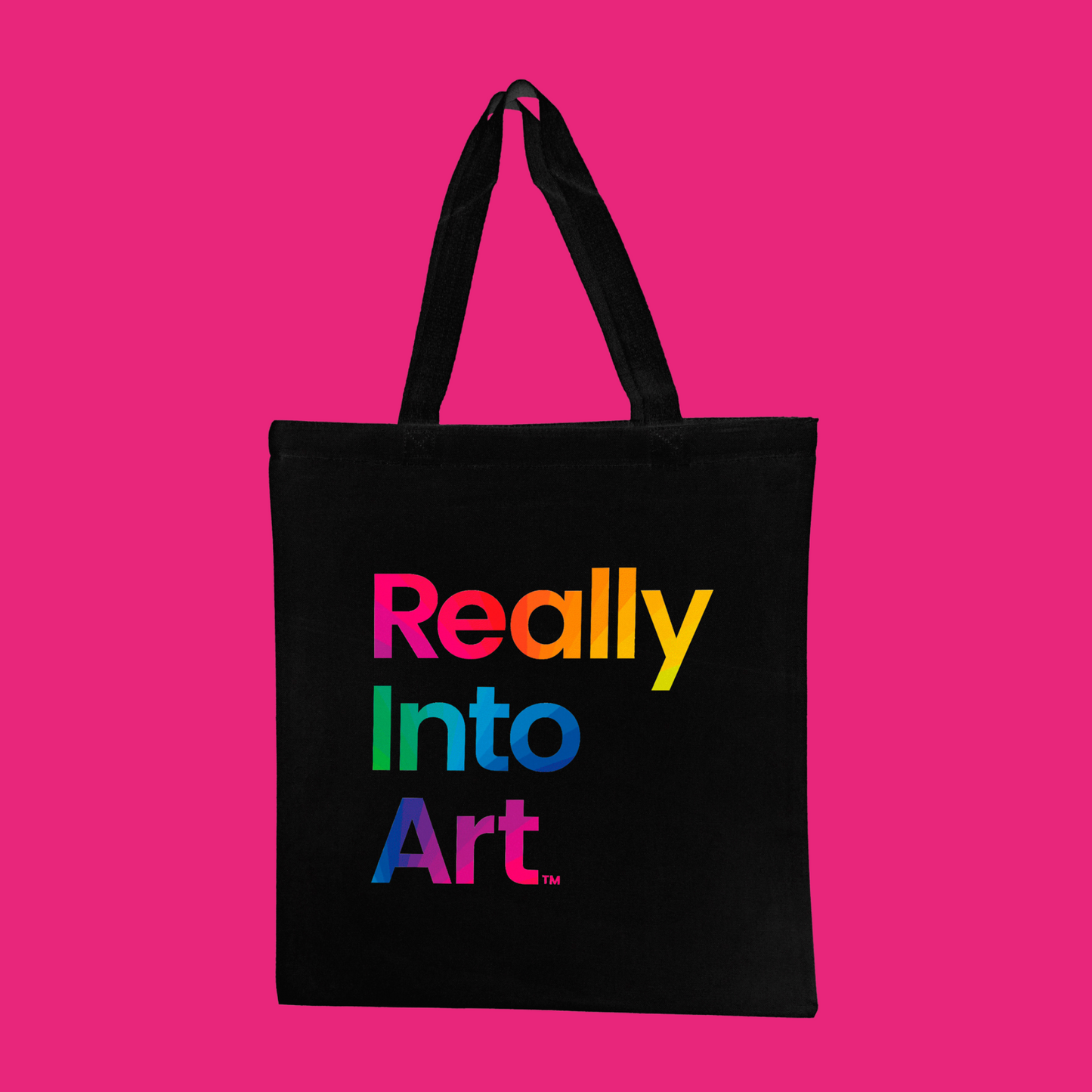 Really Into Art - Tote Bag - Black