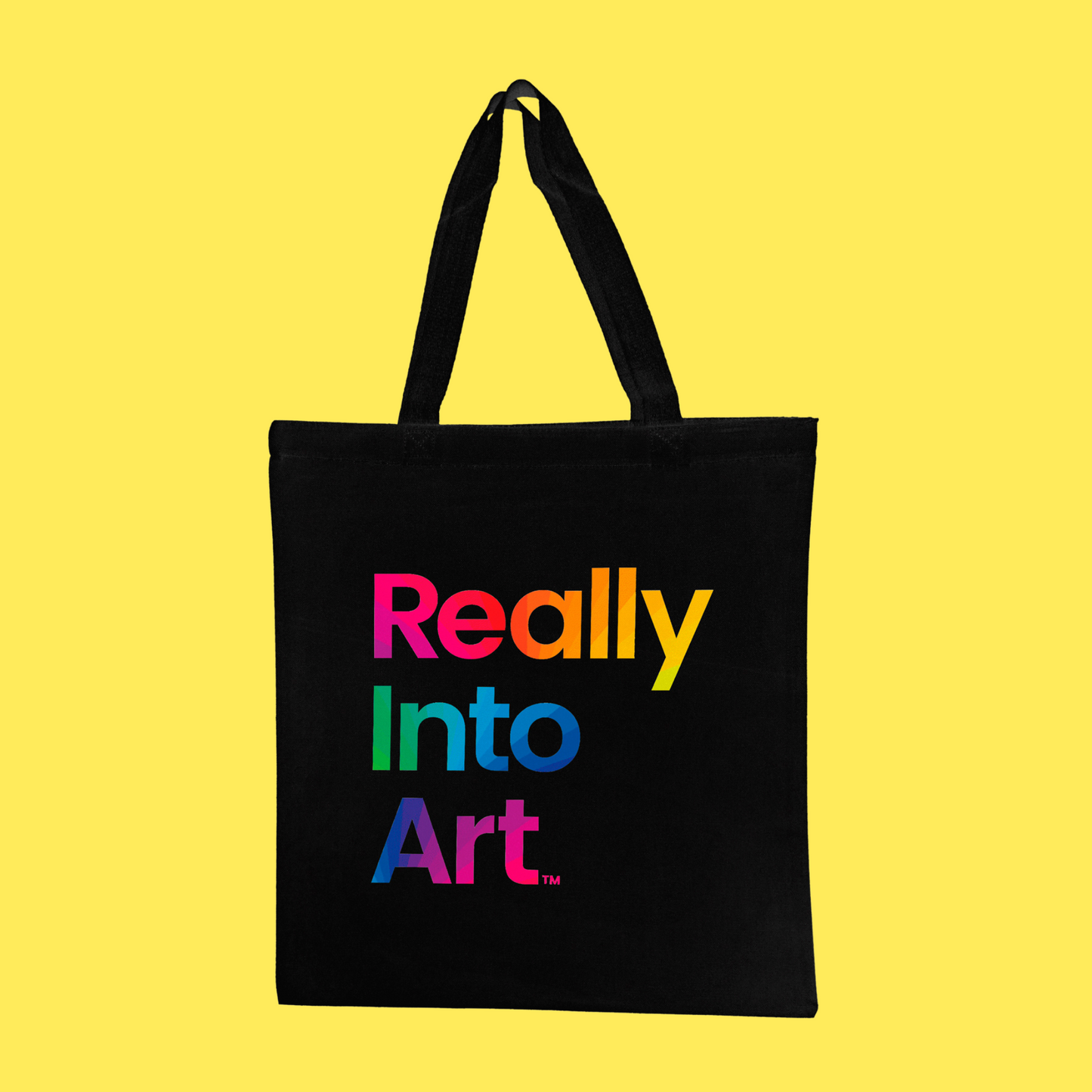 Really Into Art - Tote Bag - Black