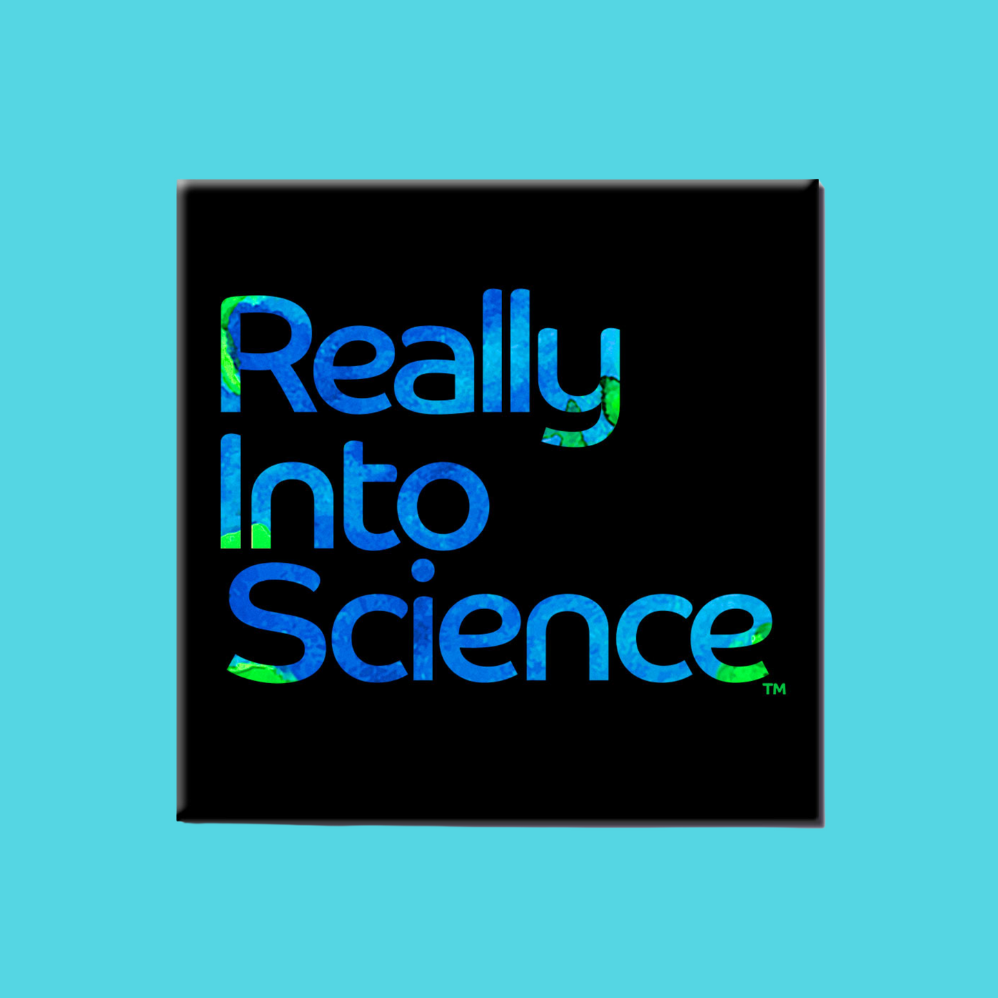 Really Into Science - Magnet - Black